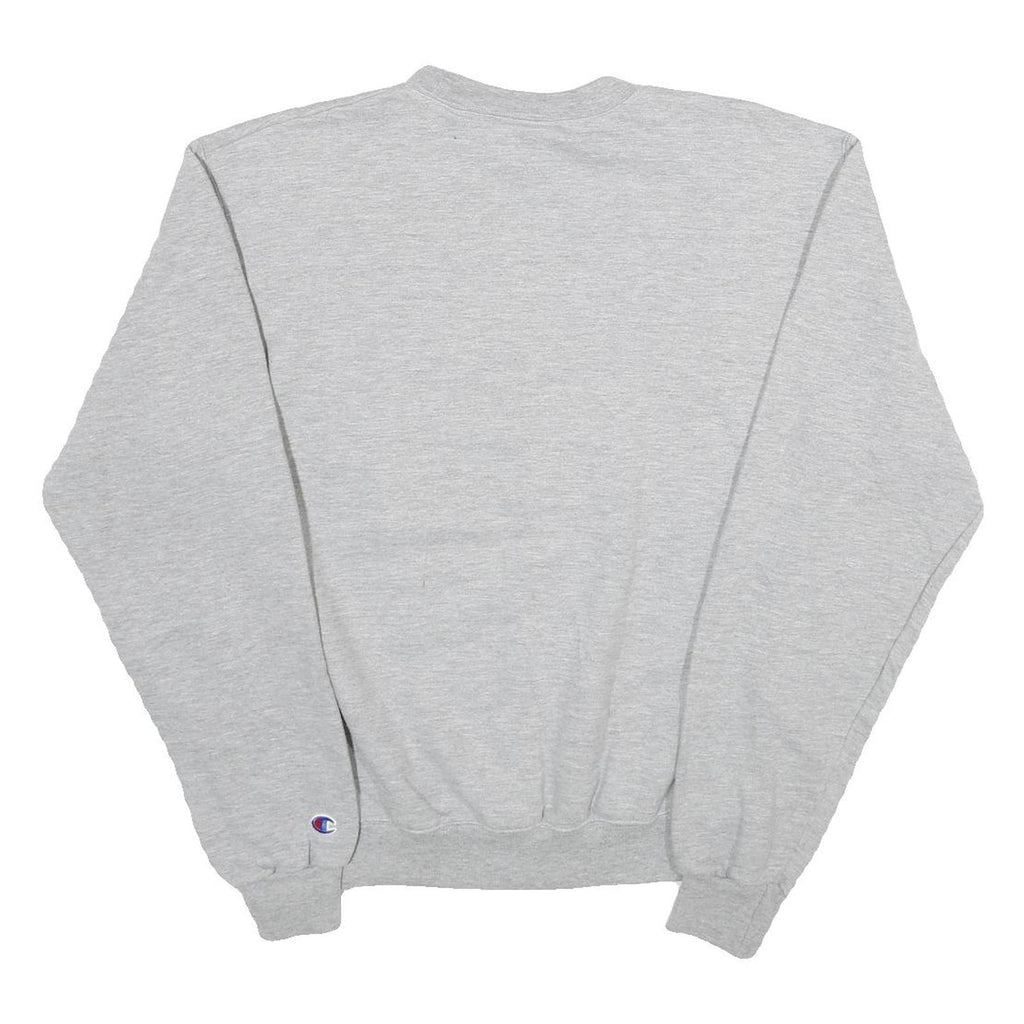 CHAMPION Mens Grey Dimond Basketball Crew Neck M Cotton Blend Sweatshirt