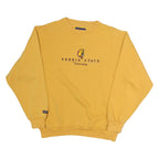 JANSPORT Womens Yellow Ferris State University Crew Neck M Cotton Sweatshirt