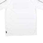 ADIDAS Mens White & Black Football T-Shirt M Short Sleeve Crew Neck Sportswear