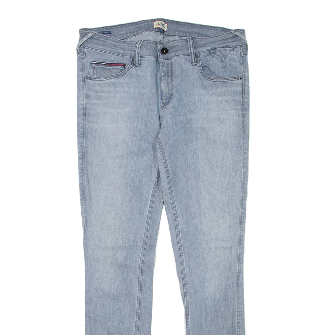 HILFIGER DENIM Womens Jeans Grey Regular Skinny W33 L32
