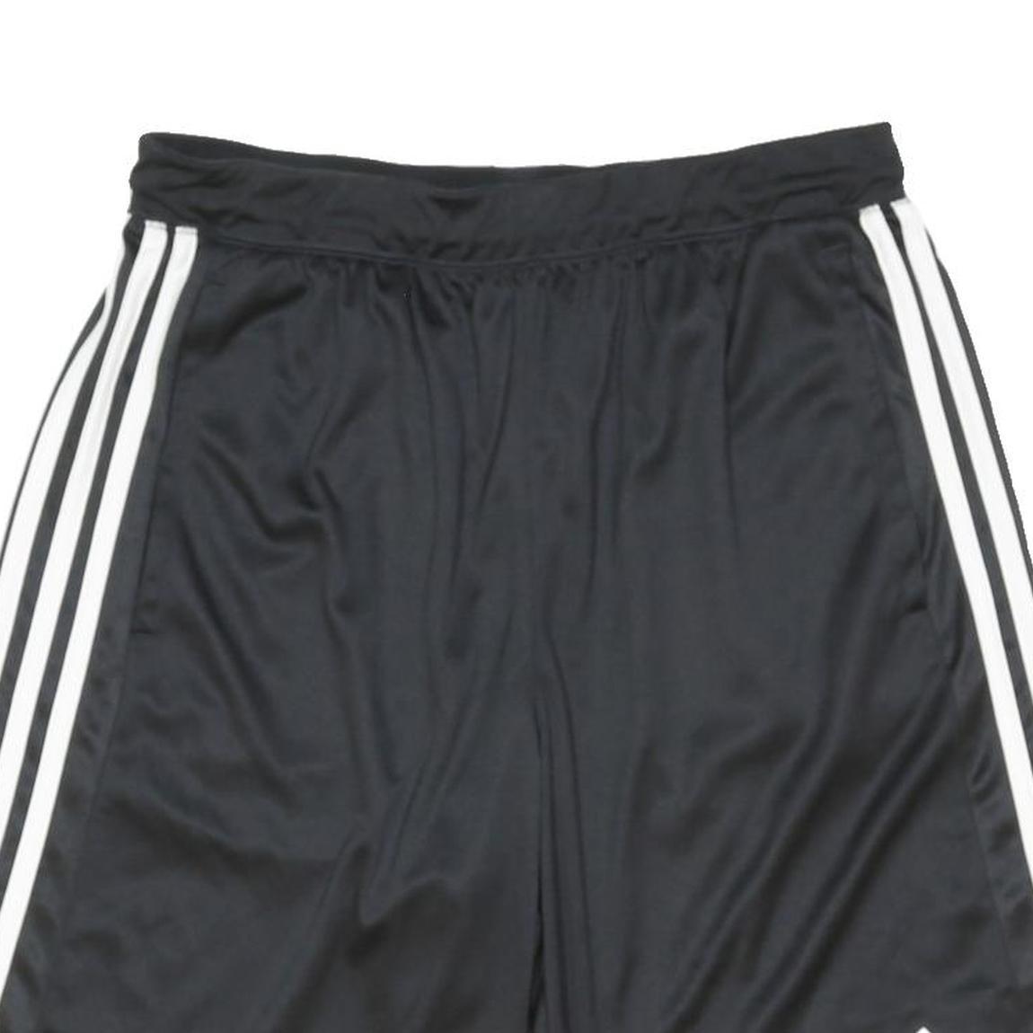 ADIDAS Mens Shorts Black Casual Plain M W28 Sports Training Gym Workout