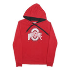 CAMPUS CLASSICS Womens Red Ohio State Hoodie S Cotton Blend Pullover Hooded