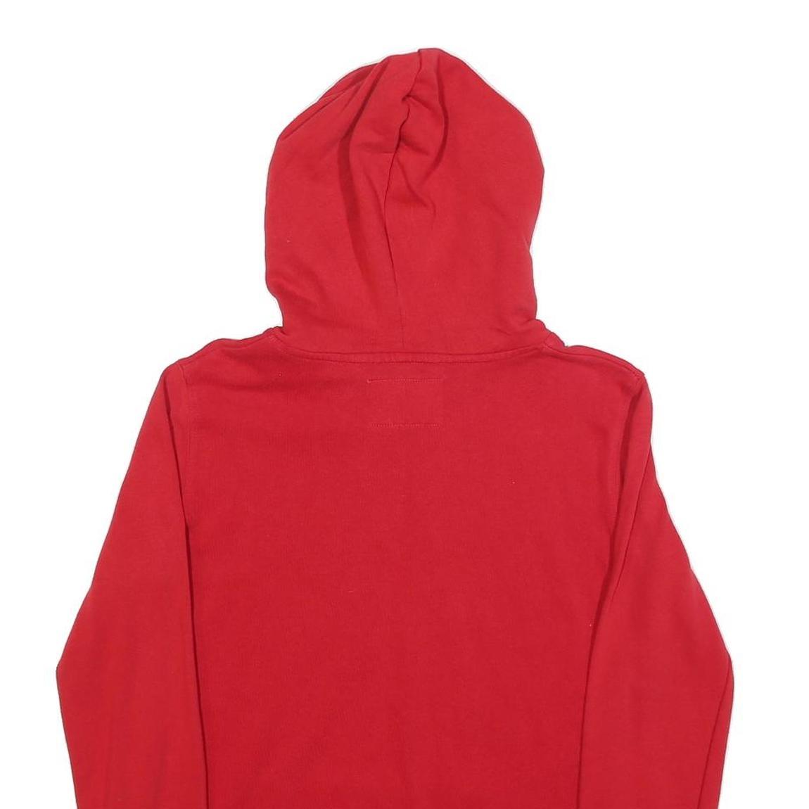 CAMPUS CLASSICS Womens Red Ohio State Hoodie S Cotton Blend Pullover Hooded