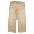 LEVI'S Silver Tab Mens Trousers Beige Regular Bootcut W34 L26