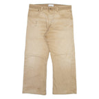 LEVI'S Silver Tab Mens Trousers Beige Regular Bootcut W34 L26