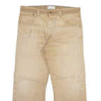 LEVI'S Silver Tab Mens Trousers Beige Regular Bootcut W34 L26