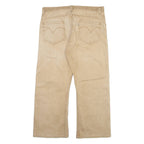 LEVI'S Silver Tab Mens Trousers Beige Regular Bootcut W34 L26