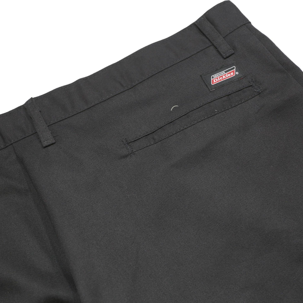 DICKIES Mens Cotton Blend Black Relaxed Straight Trousers W40 L30 Workwear