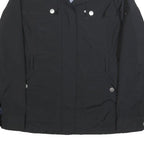 TOMMY HILFIGER Womens Black Zip Jacket S Polyester Blend Casual Stylish