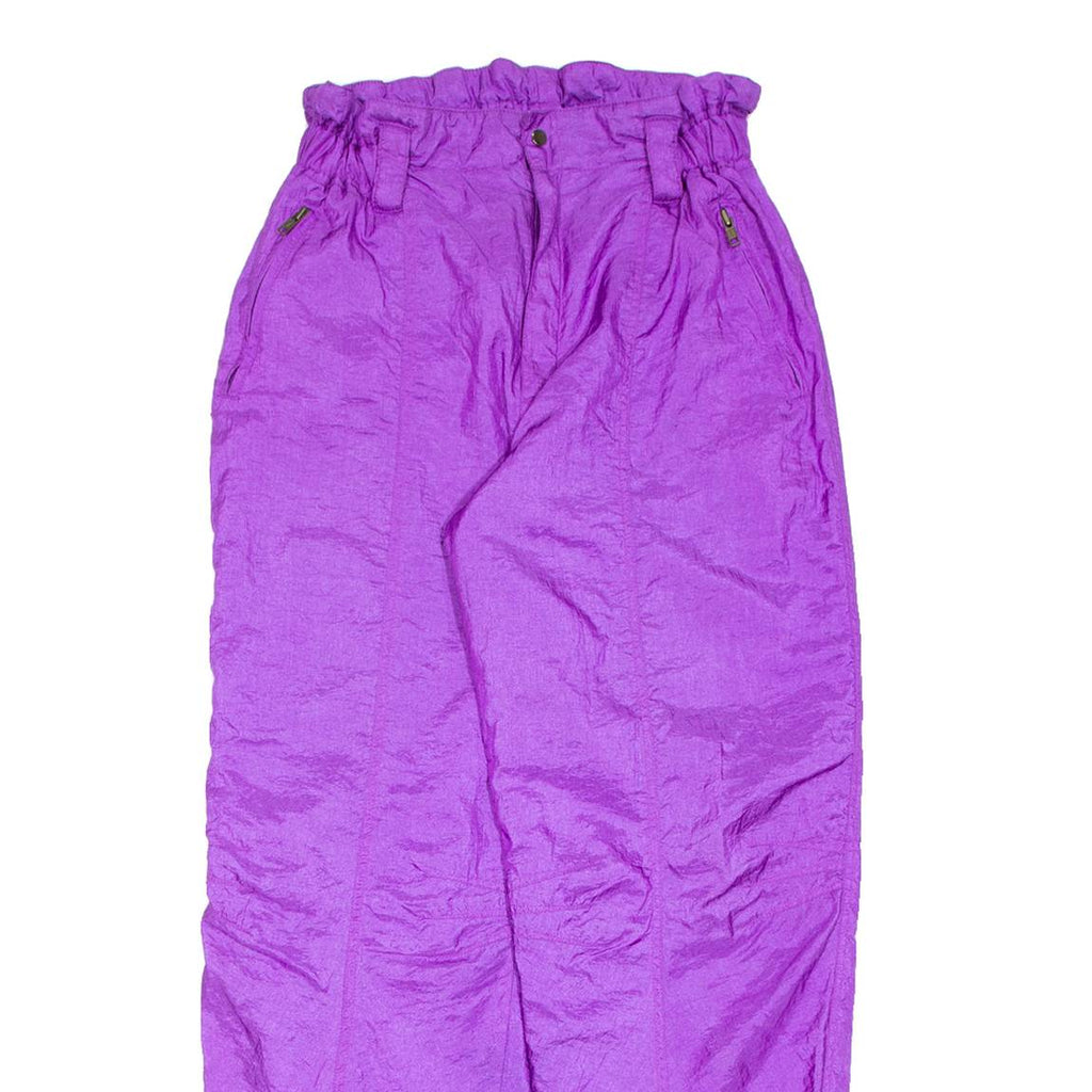 PLAY CREW Womens Snow Pants Purple Tapered L W28 L31