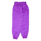 PLAY CREW Womens Snow Pants Purple Tapered L W28 L31