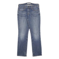 LEVI'S 505 Womens Jeans Blue Regular Straight Denim Medium W28 L28 Classic Zip