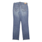 LEVI'S 505 Womens Jeans Blue Regular Straight Denim Medium W28 L28 Classic Zip