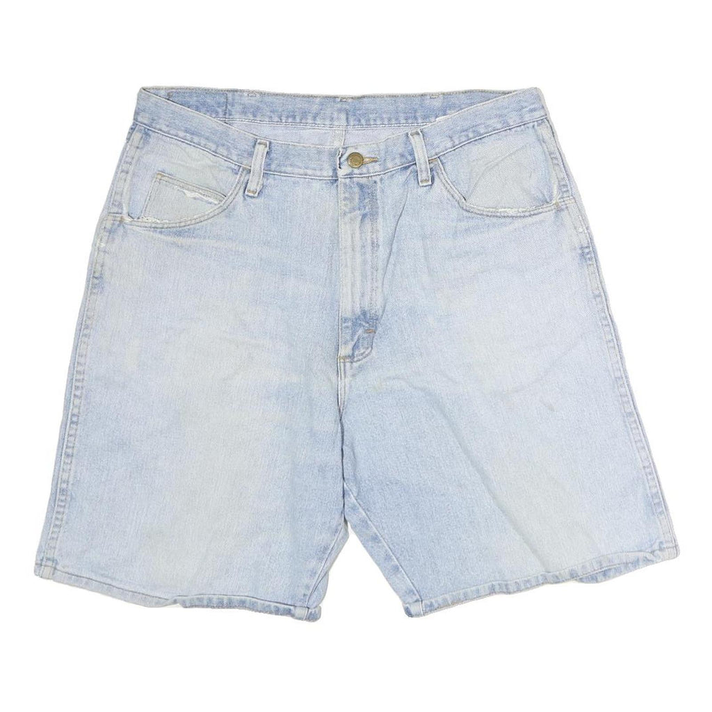 WRANGLER Mens Denim Blue Casual Shorts M W36 Cotton Classic Fit Summer