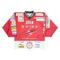 OCHSNER Hockey Mens Jersey Red Long Sleeve V-Neck L