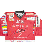 OCHSNER Hockey Mens Jersey Red Long Sleeve V-Neck L