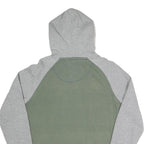 K-WAY Mens Green & Grey Pullover Hoodie S Cotton Blend Casual