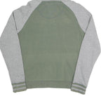 K-WAY Mens Green & Grey Pullover Hoodie S Cotton Blend Casual