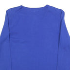 TOMMY HILFIGER Womens Blue Plain V-Neck Basic Knit M Cotton Blend Jumper Casual