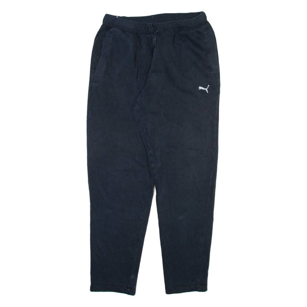 PUMA Mens Joggers Blue Tapered L W30 L30