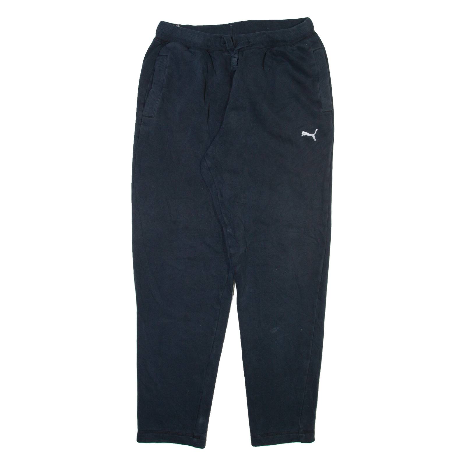 PUMA Mens Joggers Blue Tapered L W30 L30