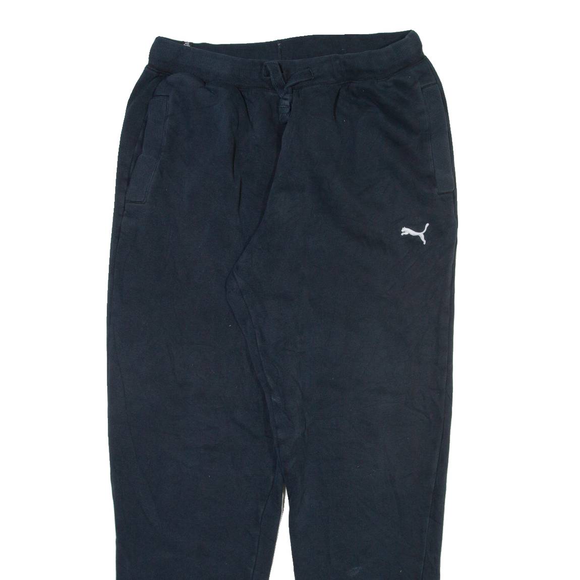 PUMA Mens Joggers Blue Tapered L W30 L30