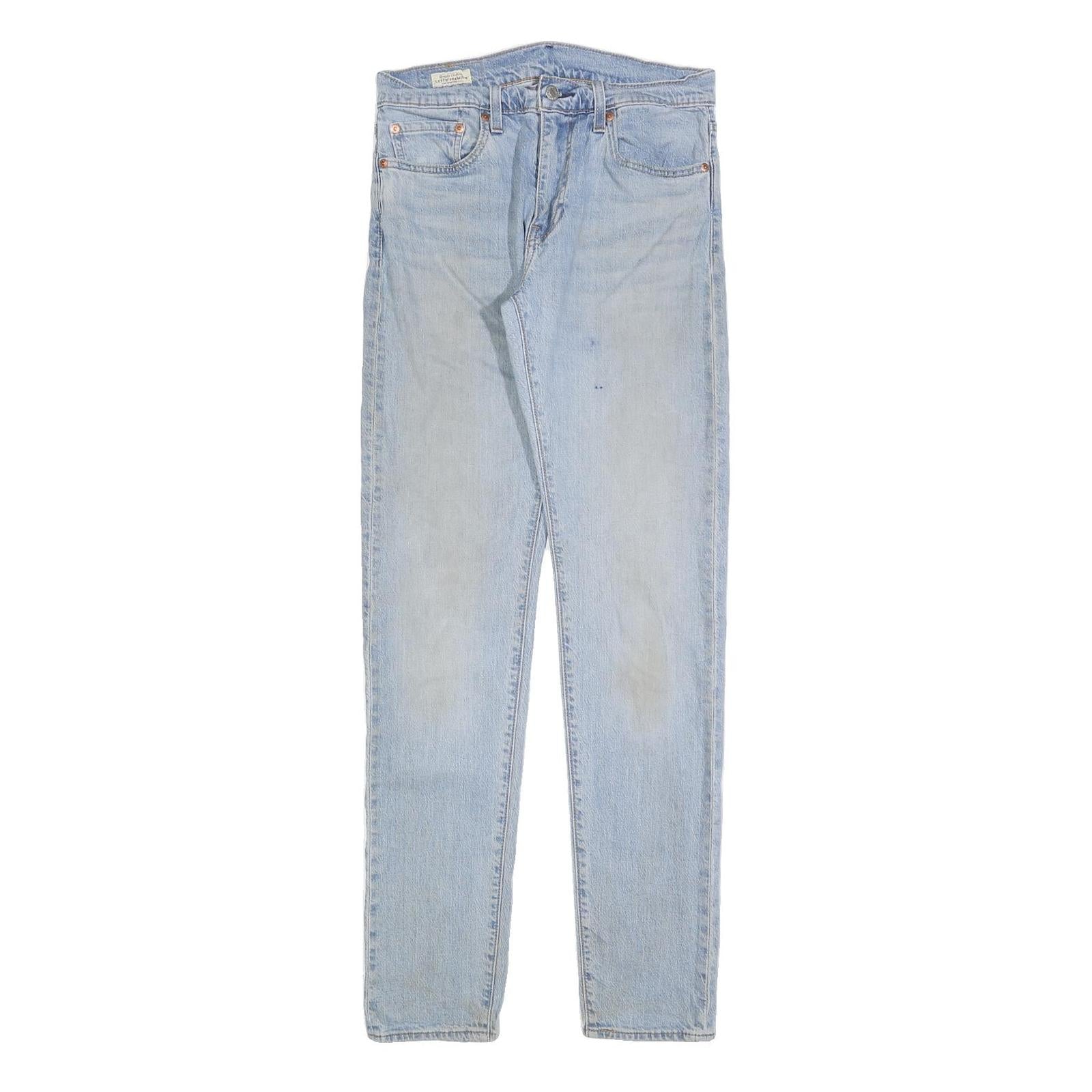 LEVI'S Big E Mens Jeans Blue Slim Skinny Denim Light W29 L34 Vintage Style