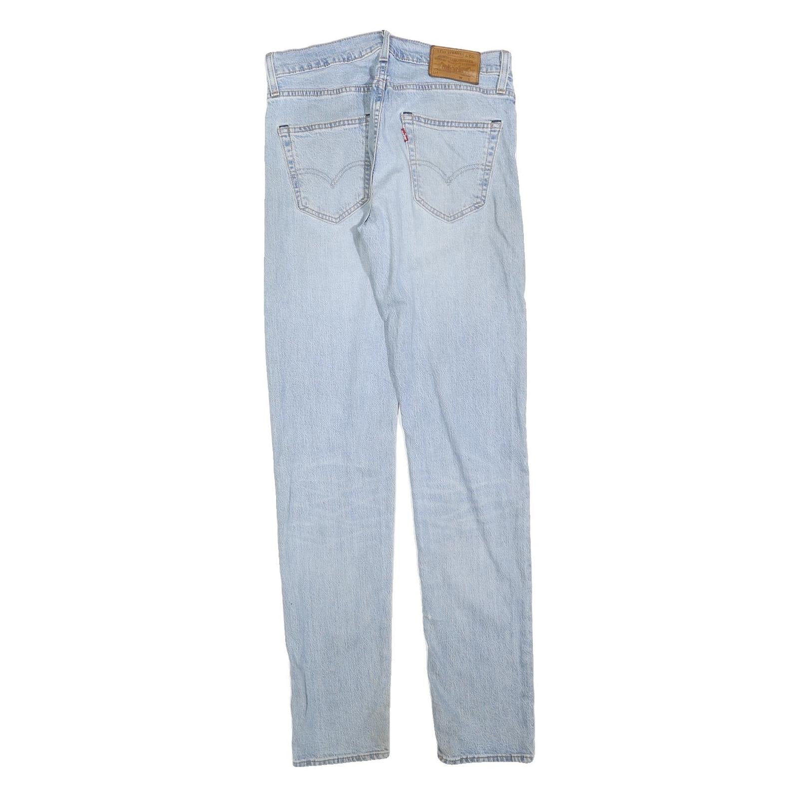 LEVI'S Big E Mens Jeans Blue Slim Skinny Denim Light W29 L34 Vintage Style