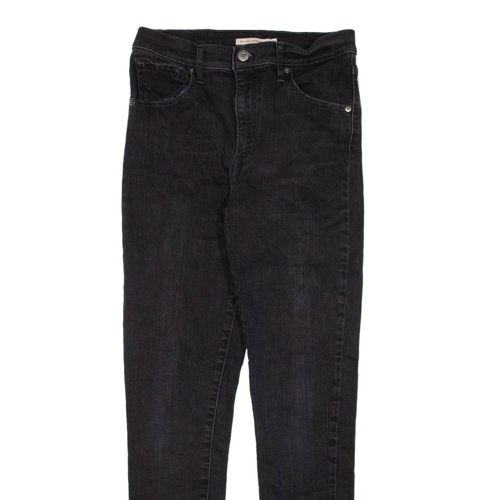 LEVI'S Mile High Womens Jeans Black Slim Skinny W28 L30