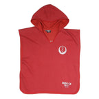 BUDOCH Mens Red Sleeveless Hoodie S Japanese Inspired Graphic Pullover