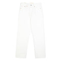LEVI'S Wedgie Womens Jeans White Regular Straight Denim W26 L28 Button
