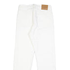 LEVI'S Wedgie Womens Jeans White Regular Straight Denim W26 L28 Button