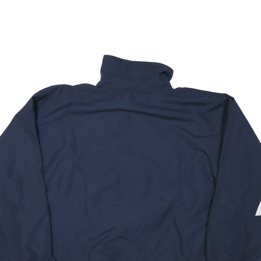 Mens Blue Green & White Zip Up Cotton Track Jacket M Casual Sportswear