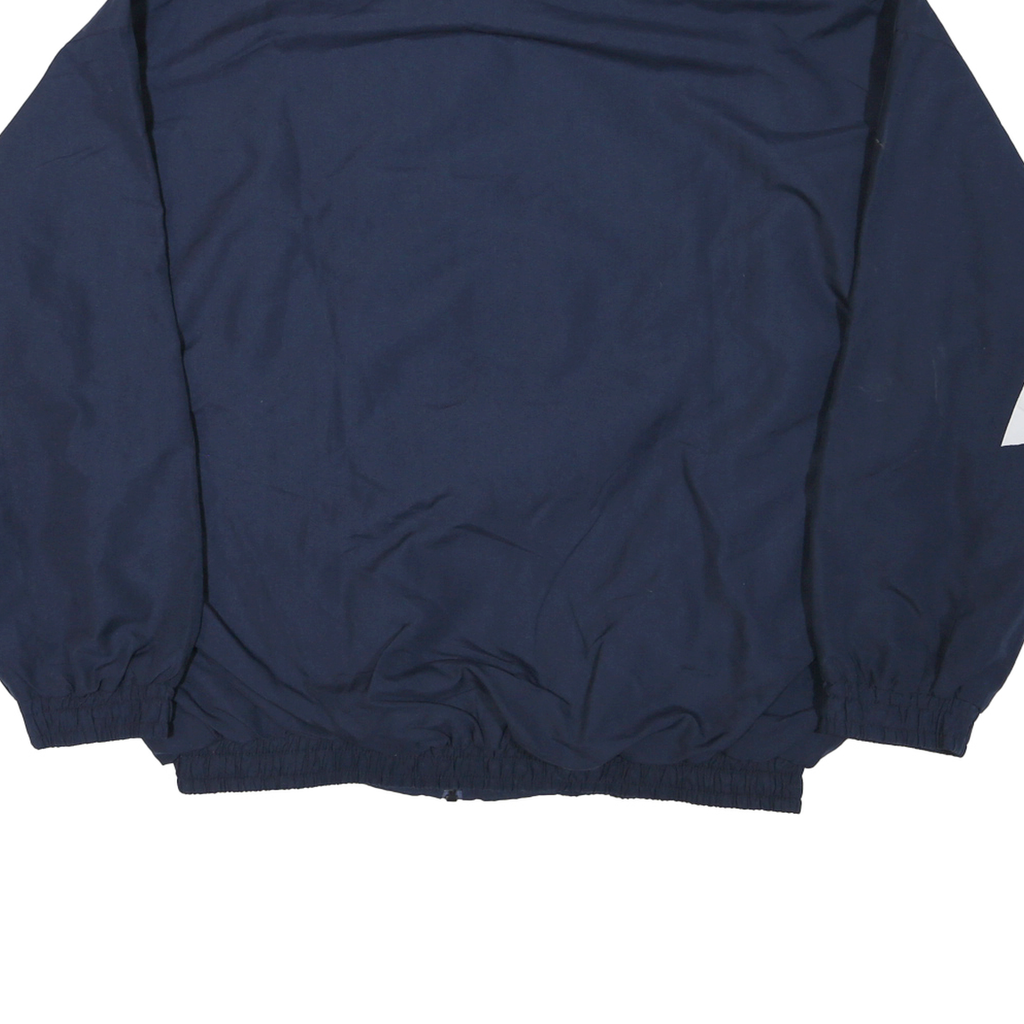 Mens Blue Green & White Zip Up Cotton Track Jacket M Casual Sportswear