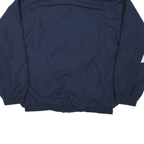 Mens Blue Green & White Zip Up Cotton Track Jacket M Casual Sportswear