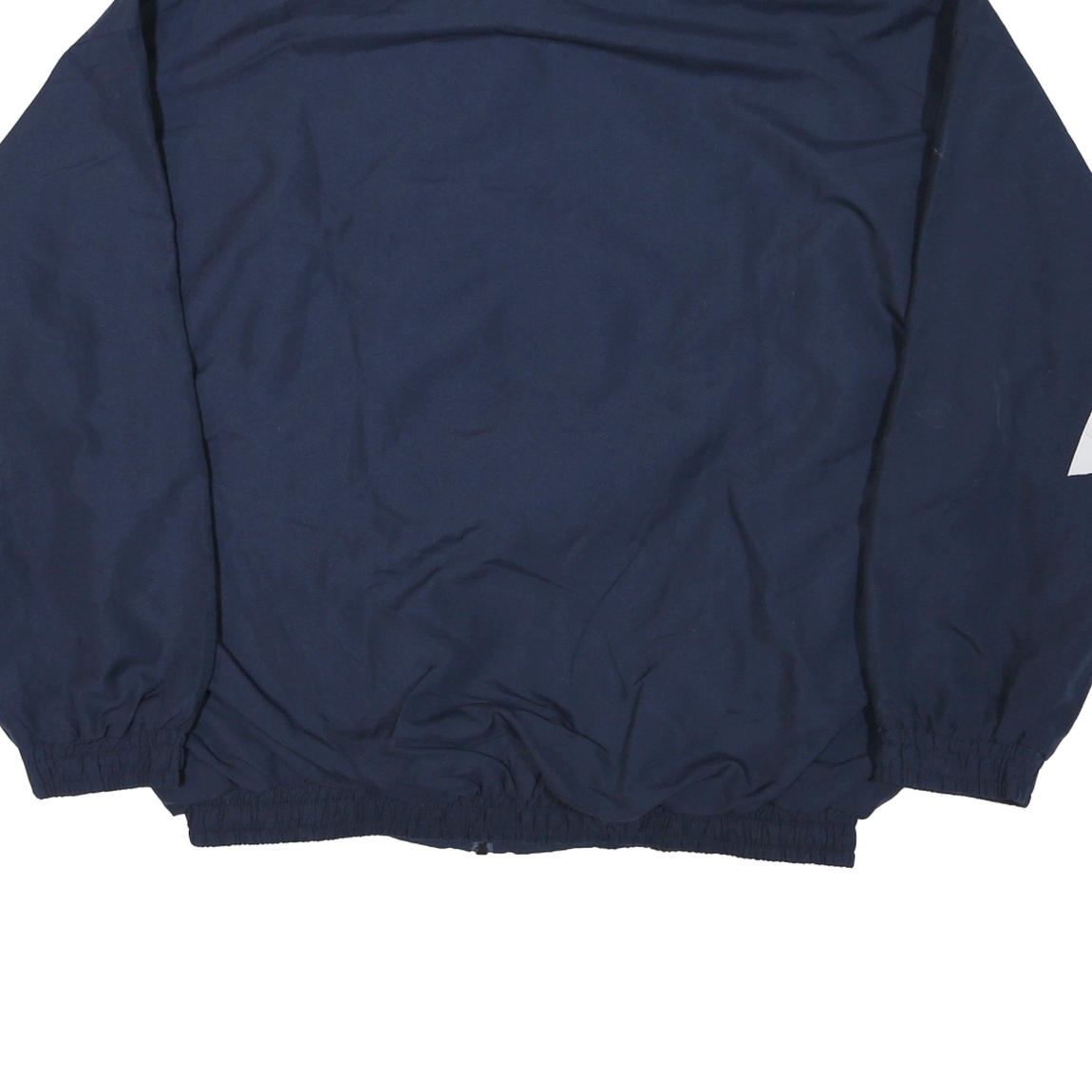 Mens Blue Green & White Zip Up Cotton Track Jacket M Casual Sportswear