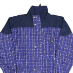 ODLO Mens Blue Navy Polyester Blend Track Jacket M Patterned Zip Closure