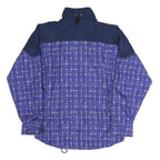 ODLO Mens Blue Navy Polyester Blend Track Jacket M Patterned Zip Closure