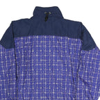 ODLO Mens Blue Navy Polyester Blend Track Jacket M Patterned Zip Closure