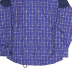 ODLO Mens Blue Navy Polyester Blend Track Jacket M Patterned Zip Closure