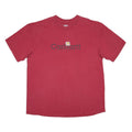 CARHARTT Mens Red Graphic T-Shirt XL Short Sleeve Crew Neck Casual
