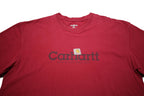 CARHARTT Mens Red Graphic T-Shirt XL Short Sleeve Crew Neck Casual