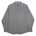 TIMBERLAND PRO Mens Grey Cotton Shirt XL Workwear Casual Long Sleeve Button