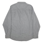 TIMBERLAND PRO Mens Grey Cotton Shirt XL Workwear Casual Long Sleeve Button