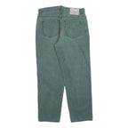 RANGERS Mens Regular Fit Cotton Blend Jeans Blue W34 L30 Classic Zip Pockets