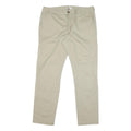 DICKIES Womens Cotton Blend Beige Regular Straight Trousers W36 L30 Workwear