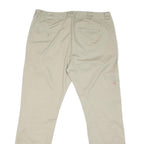 DICKIES Womens Cotton Blend Beige Regular Straight Trousers W36 L30 Workwear