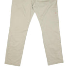 DICKIES Womens Cotton Blend Beige Regular Straight Trousers W36 L30 Workwear