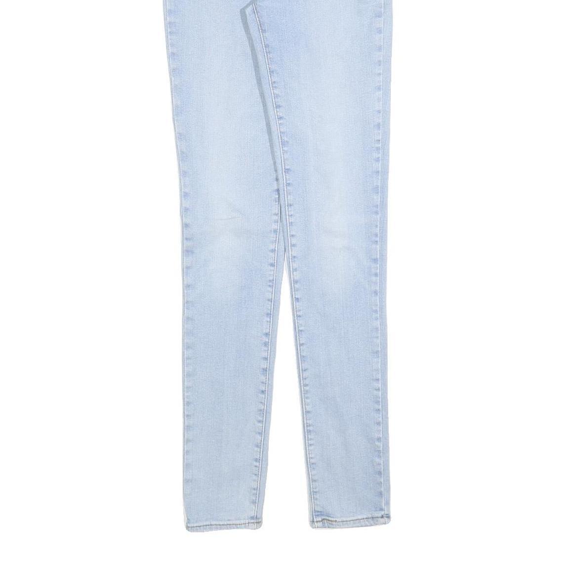 LEVI'S 721 Womens Jeans Blue Slim Skinny Denim Light W26 L32 Stretch Cotton