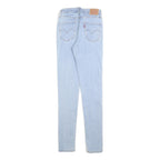 LEVI'S 721 Womens Jeans Blue Slim Skinny Denim Light W26 L32 Stretch Cotton